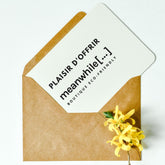 Carte-cadeau pour achats éco-responsable et éthiques meanwhile boutique